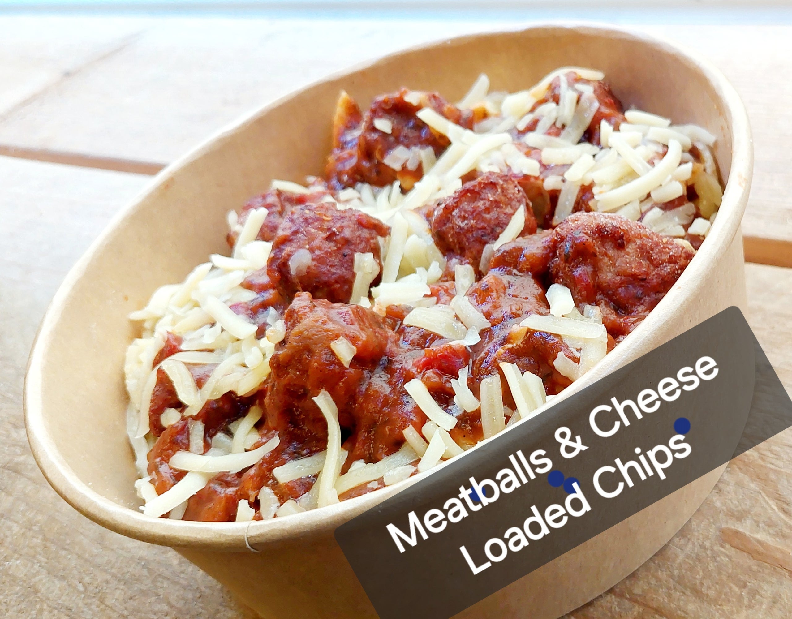 Loaded meatballs long john hill fish bar